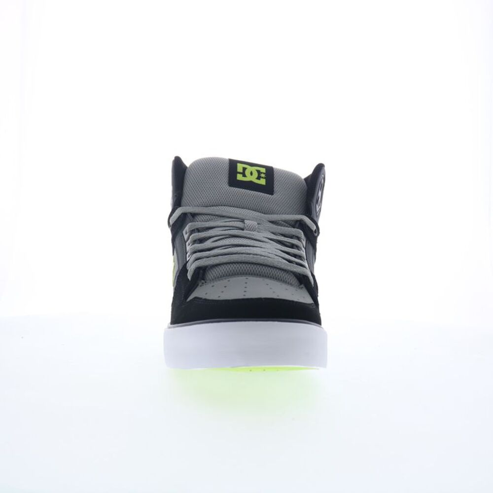 DC Mens Pure High Top WC Gray Shoes (NWT) - Picture 3 of 7